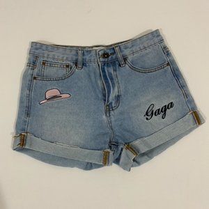 Lady Gaga Jean Shorts